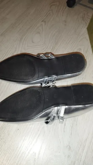 Merceditas Mary Jane Plateadas nuevas