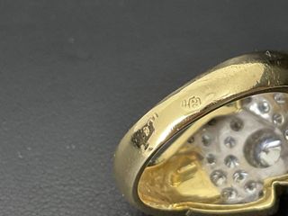 anillo oro 18k con piedra