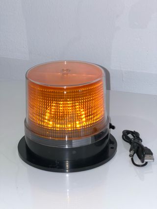 Faro Intermitente de Emergencia Naranja