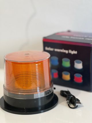 Faro Intermitente de Emergencia Naranja