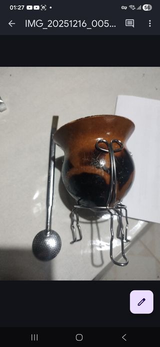 Cuia de Mate com Bomba e Canudo