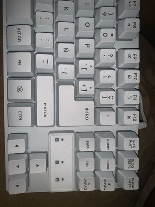 Teclado Gaming X Trust Blanco