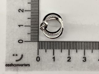 pendientes plata 925mm con piedra con circonita