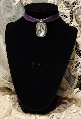 Colgante Camafeo Inicial Fallera,plata