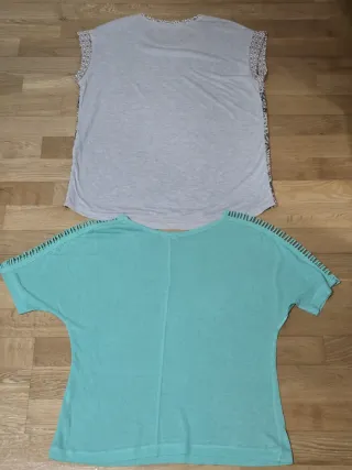2 camisetas de Zara y americana de Bershka. 5,80 E