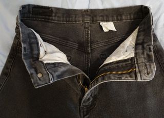 Pantalone uomo IBER Jeans taglia 29 nero fustagno