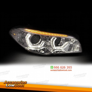 FAROS XENON CON OJOS DE ANGEL LED 3D PARA BMW F10