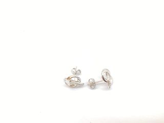 pendientes plata 925mm con piedra con circonita