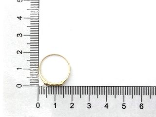 sortija oro 18k con piedra con circonita