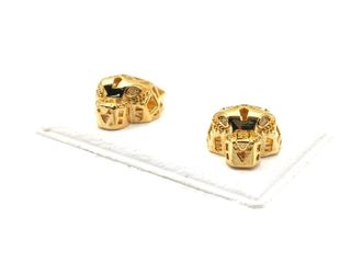pendientes oro 18k con circonita
