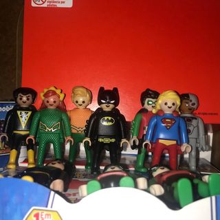 Figuras Playmobil DC kinder eggs coleção