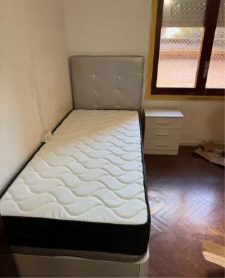 CANAPE Y COLCHON 90X190 CAMA INDIVIDUAL