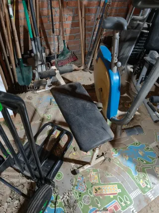 Maquina de pesas, Bicicleta elíptica..