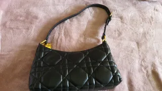 Bolso Piel negro acolchado