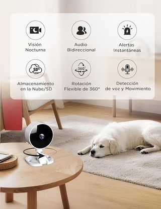 WOLFANG WS01 2x Cámara Vigilancia WiFi 2.4G 1080p