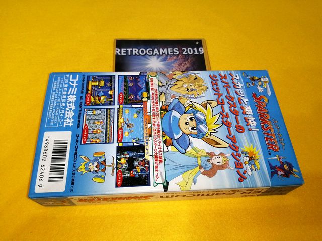 Sparkster NINTENDO SUPER FAMICOM SFC REG CARD
