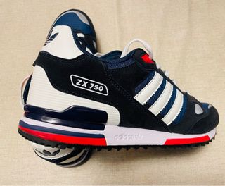 Zapatillas Adidas ZX 750 Azul/Blanco