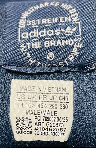 Zapatillas Adidas ZX 750 Azul/Blanco