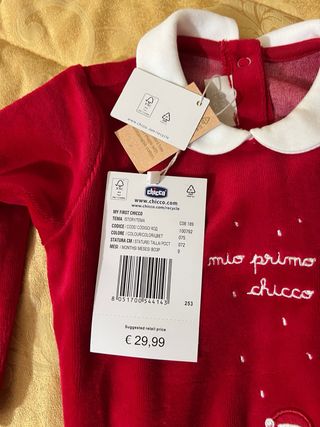 Vestitino Natale Chicco 6-9mesi