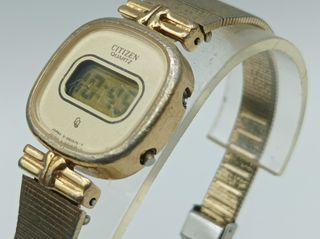 Orologio Citizen al Quarzo Digitale Vintage Dorato