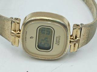 Orologio Citizen al Quarzo Digitale Vintage Dorato