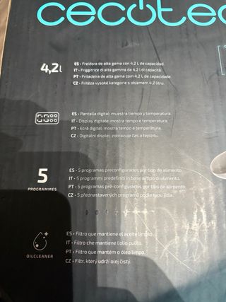 Cecotec Cleanfry Luxury 4000 Freidora