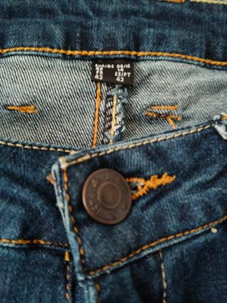 Pantalones vaqueros azules mujer