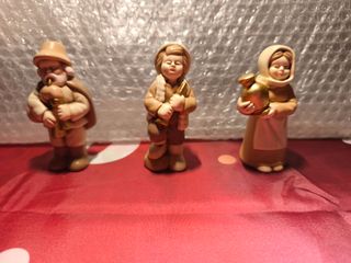 3 Personaggi Presepe Egan Ceramica