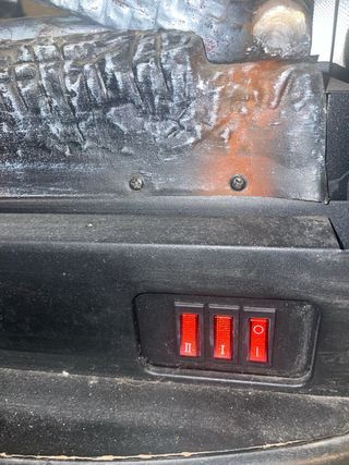 Chimenea eléctrica negra