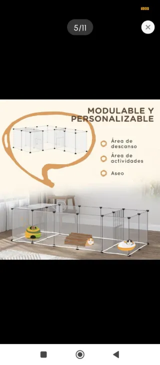 Parco modulare per animali domestici