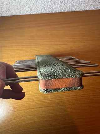 Colgador Loewe Ante Verde Vintage