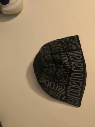 Cappellino Roberto Cavalli nero/grigio bambino