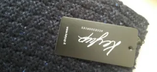 Scaldacollo blu con glitter Kayya