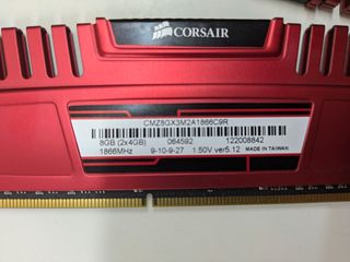 Ram 8GB. (2x4GB) DDR3 1866  Corsair Vengeance