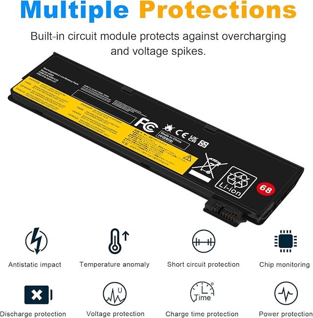 Bateria ASUNCELL 11.4V 24Wh para Lenovo ThinkPad L450