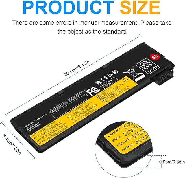 Bateria ASUNCELL 11.4V 24Wh para Lenovo ThinkPad L450