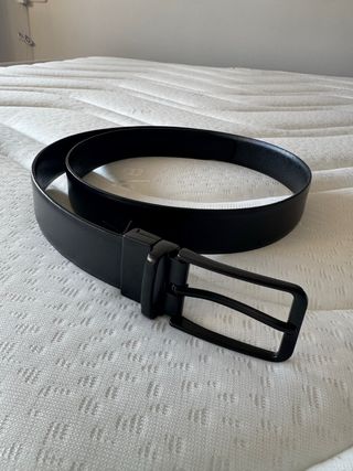 MANGO Cinturón Piel Saffiano Reversible 80cm