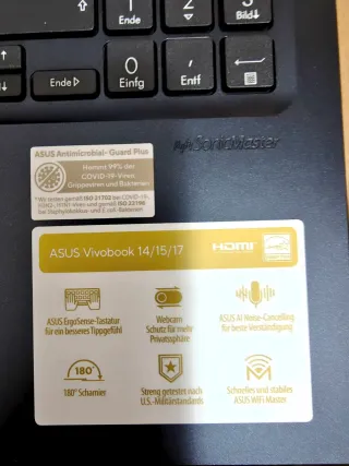 Notebook Asus Vivobook 15 Intel i3 12gen Ssd 512gb