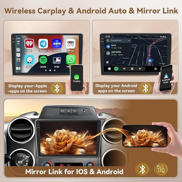 AutoRadio Hikity Android 15 4+128GB 9'' Citroen