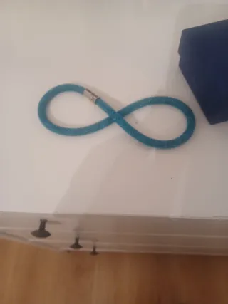 Pulsera/Collar Infinito Swarovski Azul