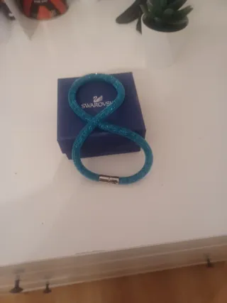 Pulsera/Collar Infinito Swarovski Azul