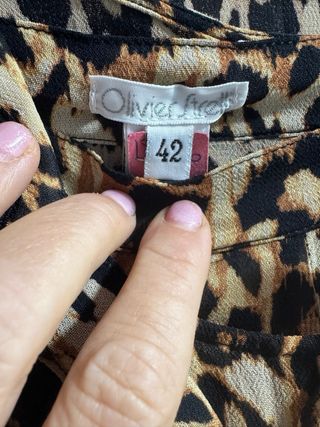 Conjunto animal print 3 piezas. Olivier Strelli