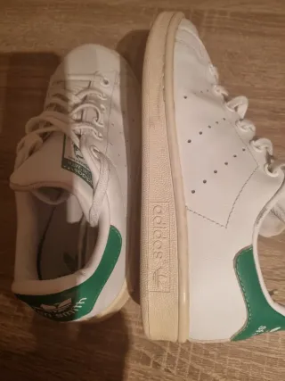 Zapatillas Adidas Stan Smith Mujer Blancas/Verdes