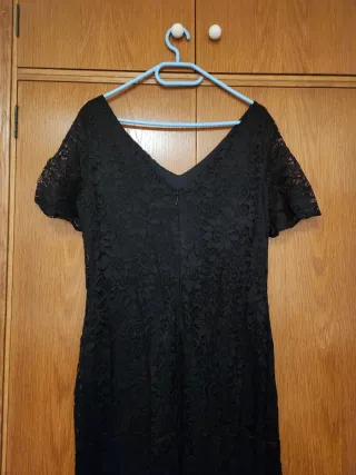 Vestido Negro Mango Talla xl