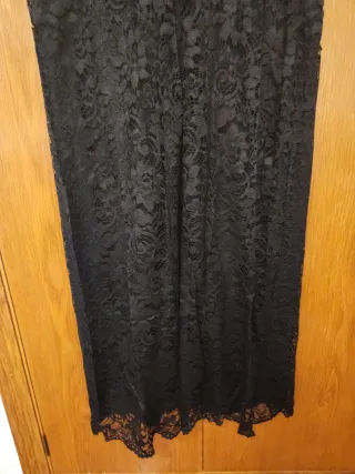 Vestido Negro Mango Talla xl