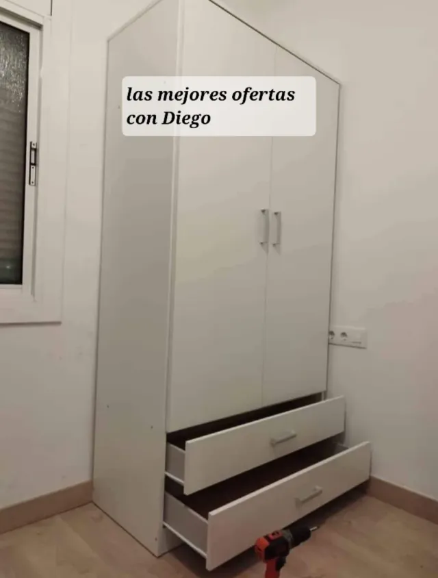 Armadio in legno a 2, 3 o 4 ante