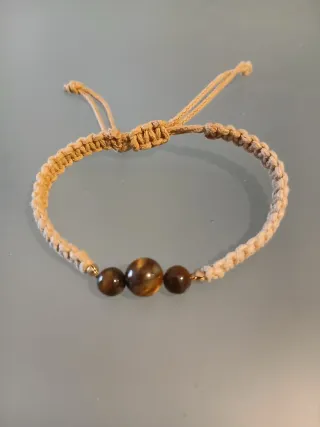 Pulsera artesanal Ojo de Tigre