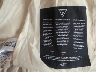 Abrigo Guess Plumas Cinturón Nuevo Talla M