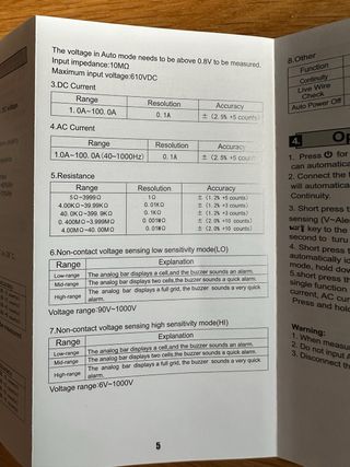 Multimetro Digitale Automatico Intelligente