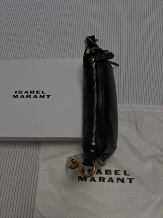 Bolso Isabel Marant Negro Dorado Tachuelas
